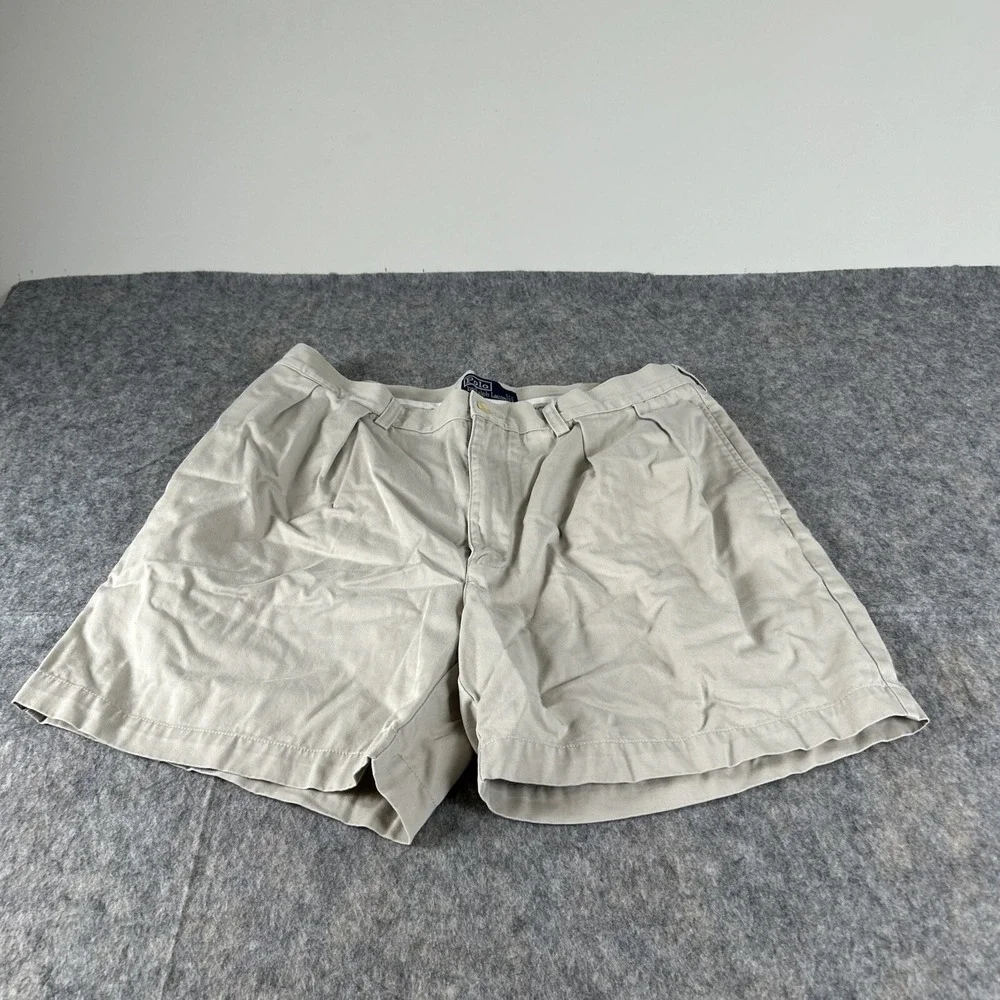 Polo Ralph Lauren Shorts‎ Mens 35 Pockets Chino Outdoors Golf Khaki